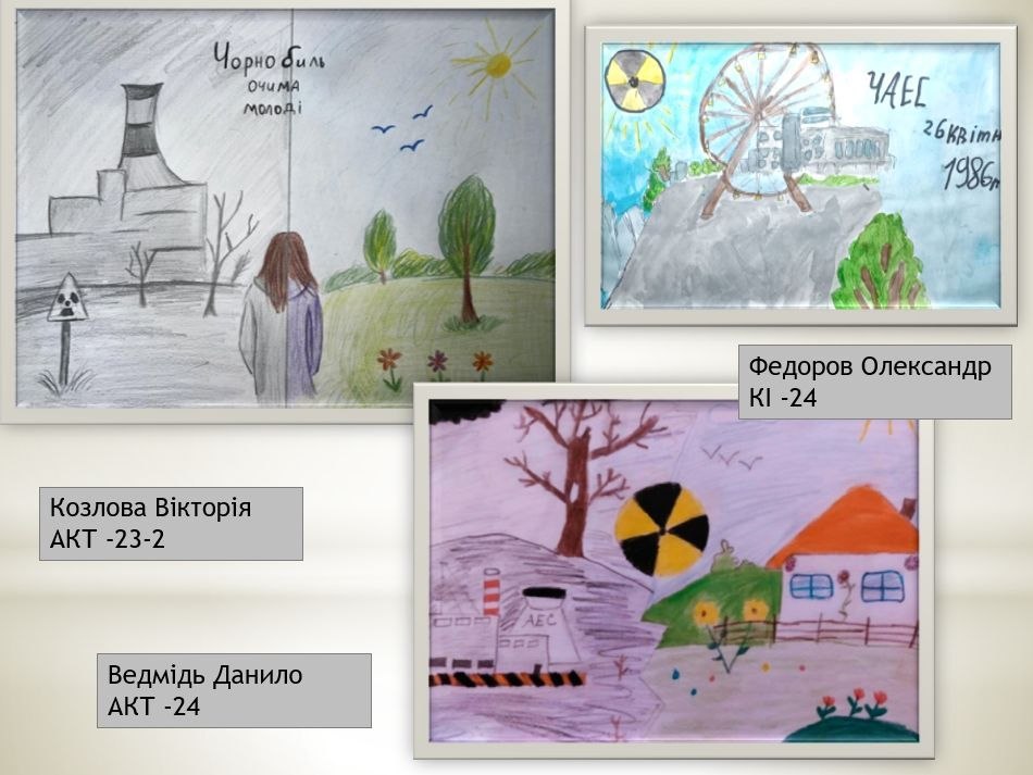 До 40-х роковин Чорнобильської катастрофи студенти 1 та 2 курсів долучилися до створення онлайн-стенду