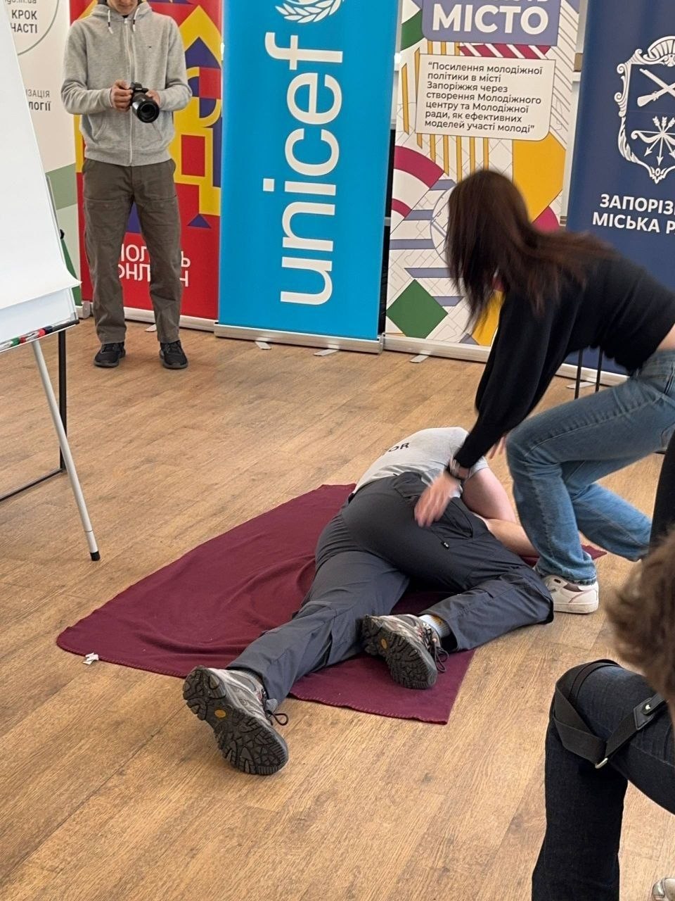 Наш студент долучився до практичного тренінгу з домедичної допомоги для тих, хто працює з молоддю.